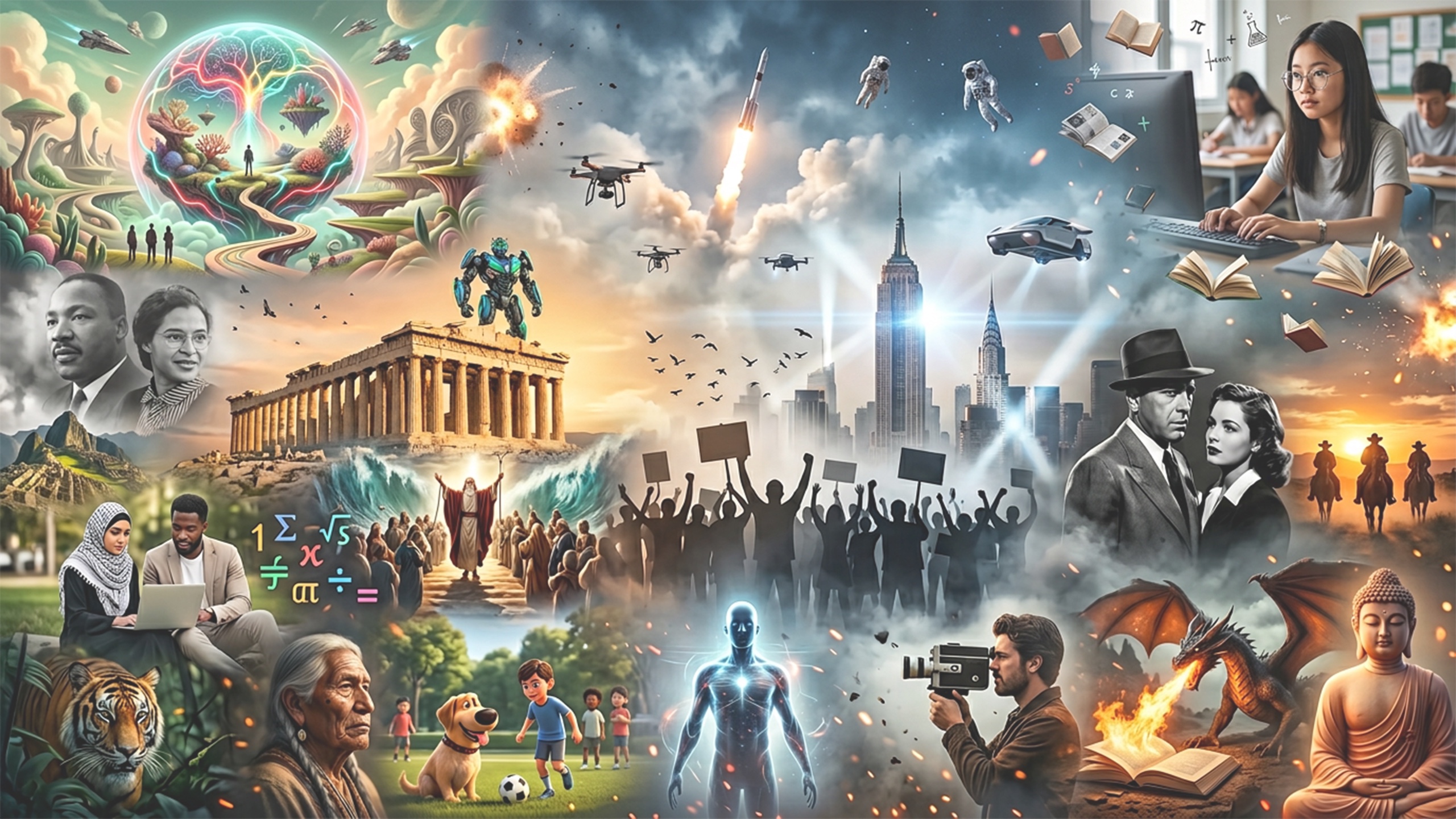 LatidosAI — a collage of storytelling, science, culture and imagination