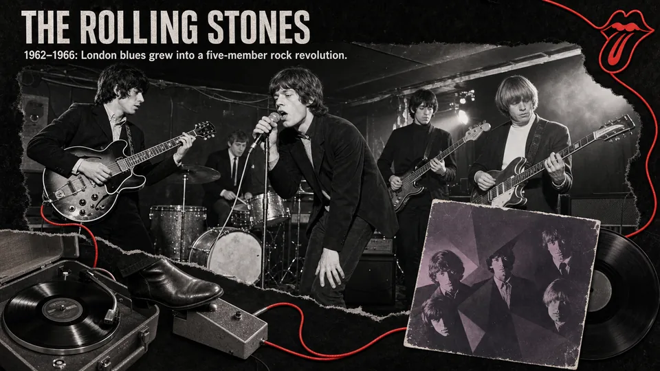 Visual story about the Rolling Stones and their long influence on rock music.